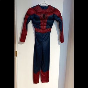 Spider-Man Kids Costume Halloween Boy Girl Around 10 YO